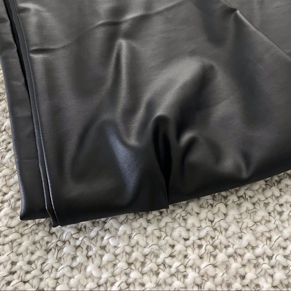 Faux Patent Leather High Waisted Leggings - Picture 8 of 8